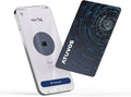 ATUVOS Dual-System Air Card Tag 1 Pack, Rechargeable Wallet Tracker Compatible with Android Google Find Hub or iOS Apple Find My APP, Smart Item Finder Locator for Wallet/Luggage/Passport