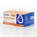 CorDx Tyfast At Home Flu A/B and COVID 19 Multiplex Rapid Test, Easy Nasal Swab, Fast Results in 10 Minutes, 25 Tests