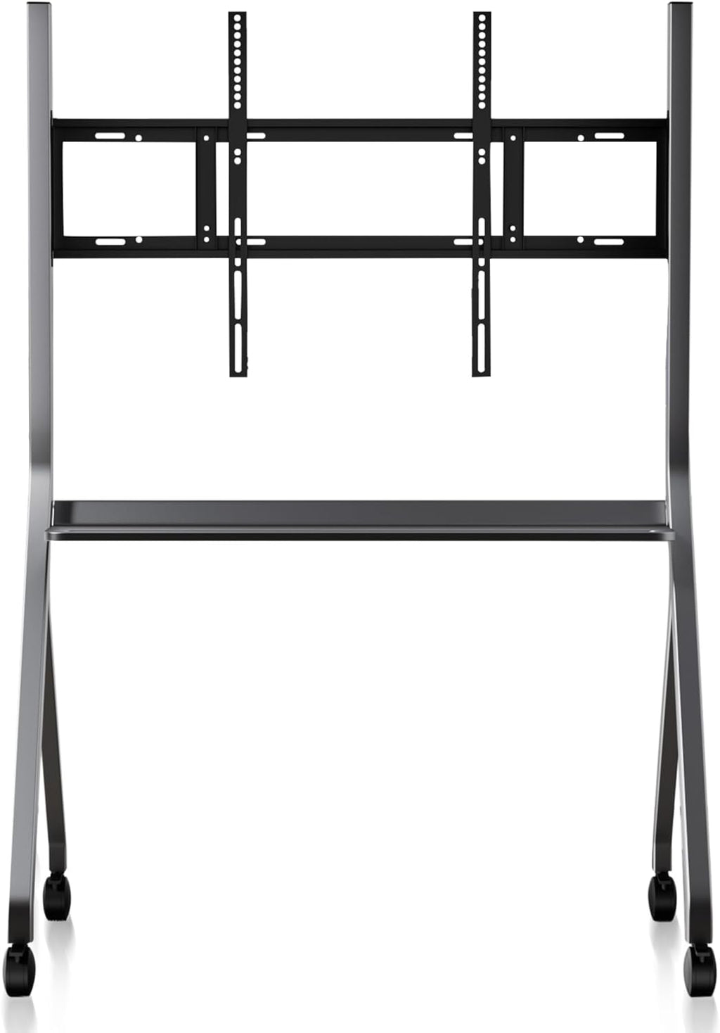 Smart Board Stand with Four Lockable Wheels for 55"-86 Electronic Whiteboard, Digital Whiteboard Stand for Home, Smart Board for Classroom and Office with Mobile Stand