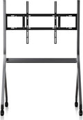 Smart Board Stand with Four Lockable Wheels for 55"-86 Electronic Whiteboard, Digital Whiteboard Stand for Home, Smart Board for Classroom and Office with Mobile Stand