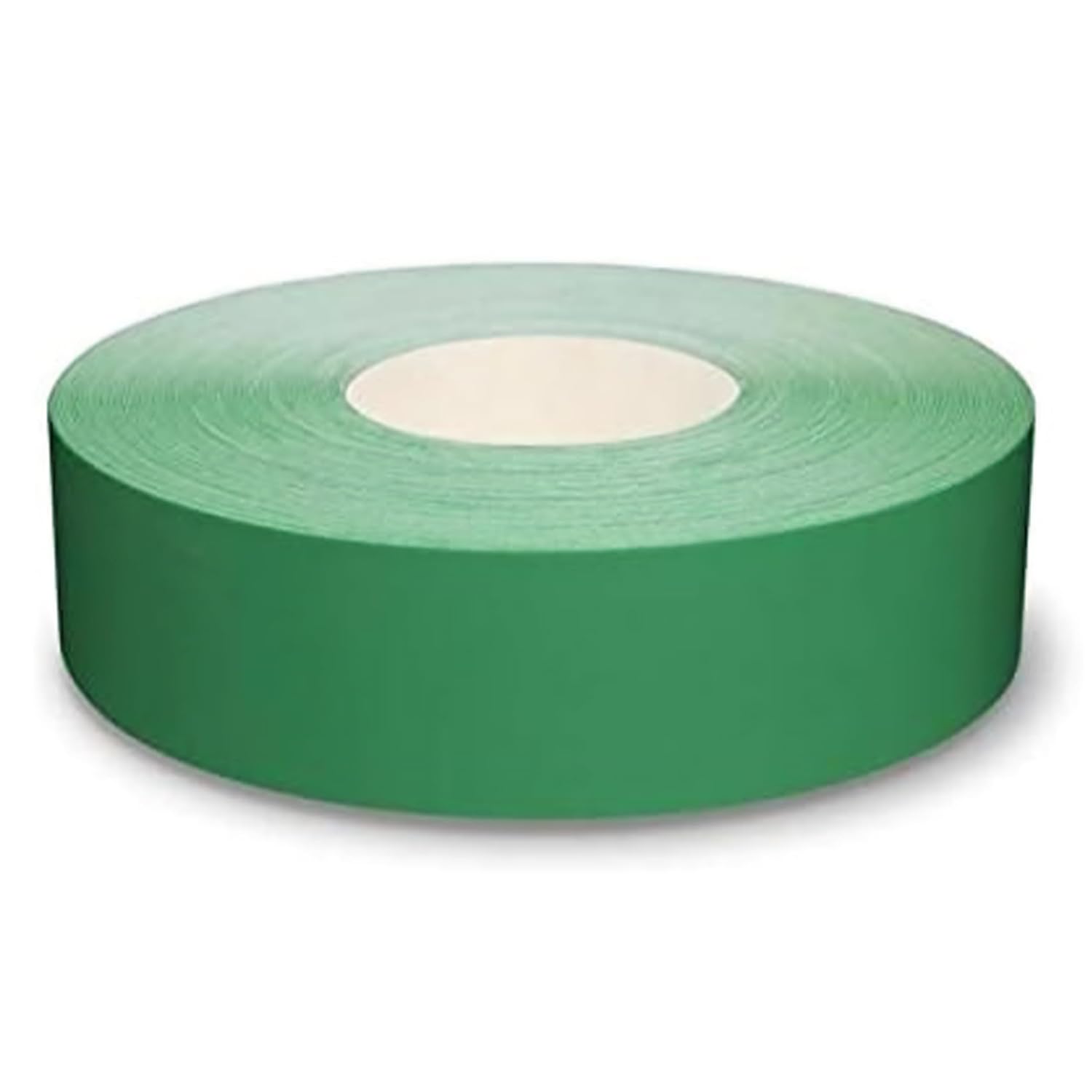 Mighty Line UltraLine Solid Floor Marking Tape for Safety, Caution, Warning, Heavy-Duty, Peel and Stick Adhesive, Beveled Edge Design, Industrial Quality, 2 Inch, 100' Roll, Green