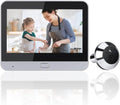 Digital Door Peephole, Digital LCD Security Camera 1080P with 4.3 inch Monitor, 120 Degree Peephole Viewer, IR NightVision, Motion Detection, Two Way Intercom