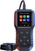 K1 obd2 Scanner,obd2 Scanner Diagnostic Tool,Car Code Reader for Check Engine Light, Real-Live Data, Freeze Frame with Colour Screen, Multilingual Plug & Play for All OBDII & EOBD Vehicles
