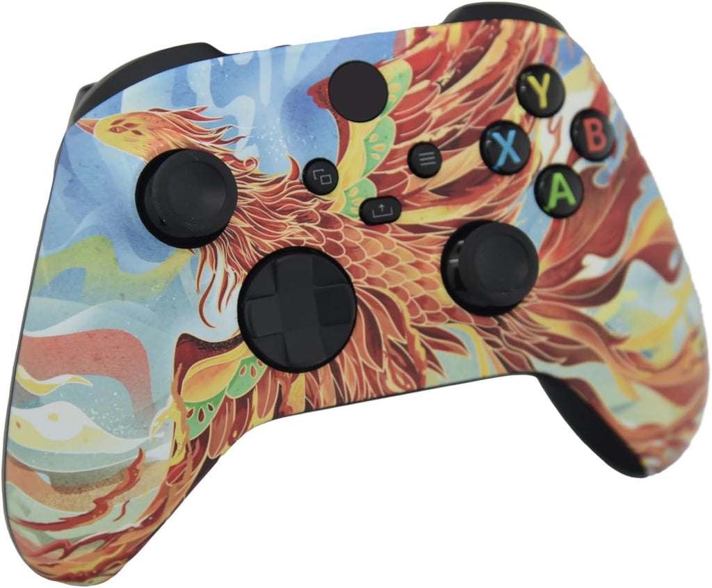 ProControllers LLC Hand Airbrushed Fade Custom Controller Compatible with Xbox Series X/S & Xbox One (Series X/S Pheonix)