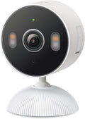 Tapo 2K 3MP Indoor/Outdoor Security Camera - Free Person/Motion/Cry Detection, Color Night Vision, IP65 Weatherproof, SD/Cloud Storage, Works w/Alexa & Google Assistant HybridCam