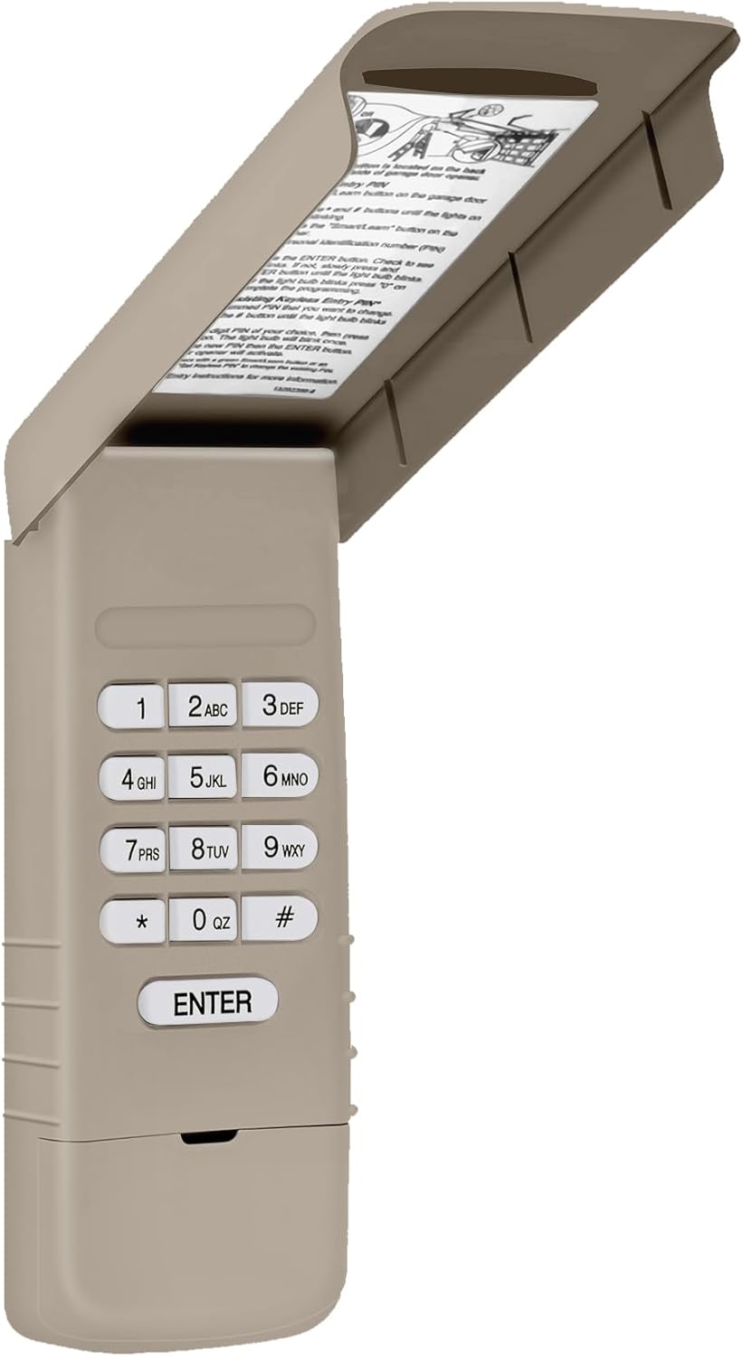 Chamberlain LiftMaster Craftsman Universal Wireless Garage Door Keypad 940EV-P2 940ESTD, Security+2.0 MyQ【3-Year-Warranty】