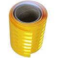 Non Fading Reflective Tape Yellow 6 inch, Outdoor Waterproof High Visibility Warning Industrial Marking Tape, Safety Stickers (11 feet)