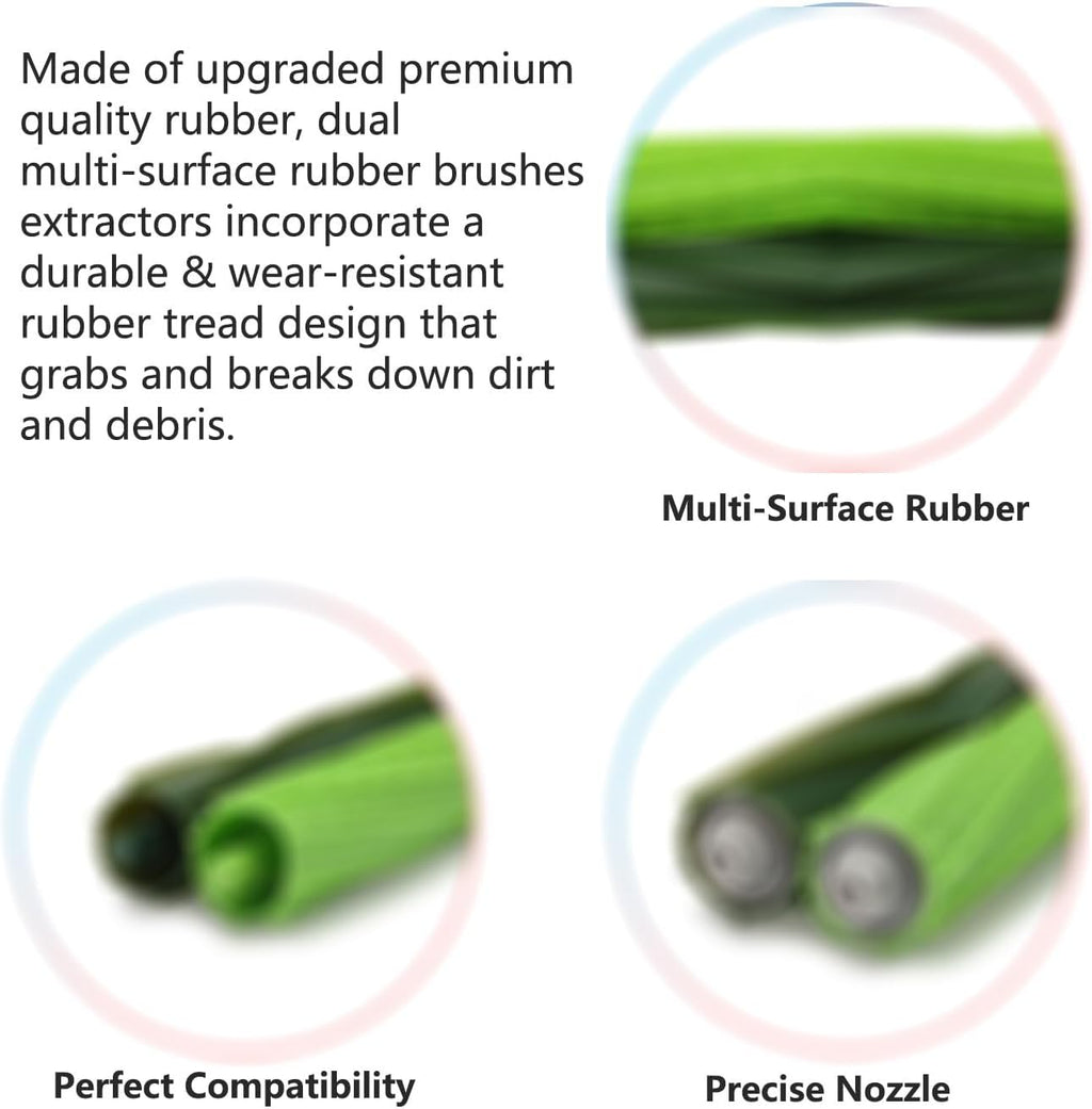 2 Set of Roller Brush & 10 Filters & 4 Mop Pads & 10 Side Brushes Replacement Parts Accessories Compatible with iRobot Roomba Combo J7 J7+ J9+ 10 Max Robot Vacuum Cleaner,