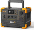 Pecron E600LFP Portable Power Station (2025 New), 614Wh LiFePO4 Battery Backup, 1200W AC Outlet/Max 100W USB-C Output, Solar Generator(Solar Panel Optional) for Camping, Emergency, Home, RV (No UPS)