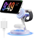 2025 3 in 1Charging Station Compatible with Mag-safe Charger Wireless Charger Stand for iPhoneAir17 16 15 14 13 12Series Wireless Charging Station for AirPods Wireless Charging Stand for iWatch Series