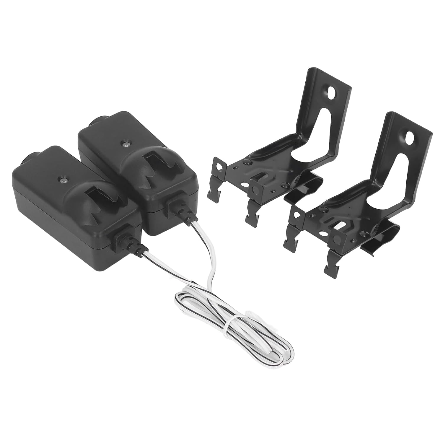 Garage Door Opener Safety Sensor Kit with Brackets Sensors, High Accuracy, Chamberlain, Sears, Raynor,