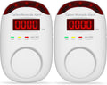Plug-in Carbon Monoxide Detectors,Koabbit CO Level Monitoring Alarm with Light & Digital Display for Home/Kitchen/Bedroom,Accurate & Easy to Install(2 Pack)