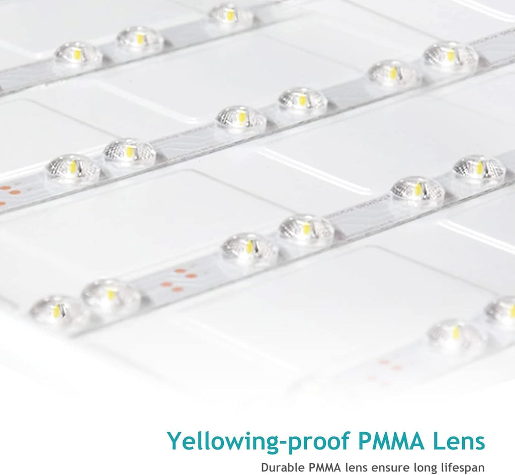 1x4 LED Flat Panel Light 5000K 4000K 3000K - 1x4 LED Troffer Drop Ceiling Light Fixture, 0-10V Dimmable, 100-277V, ETL Listed, 8 Pack