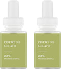 PuraHome Scent Refill - Smart Home Air Diffuser - Up to 120-Hours of Luxury Fragrance per Refill - Home Essential - Clean & Safe Diffuser Fragrance - 2 Pack, Pistachio Gelato