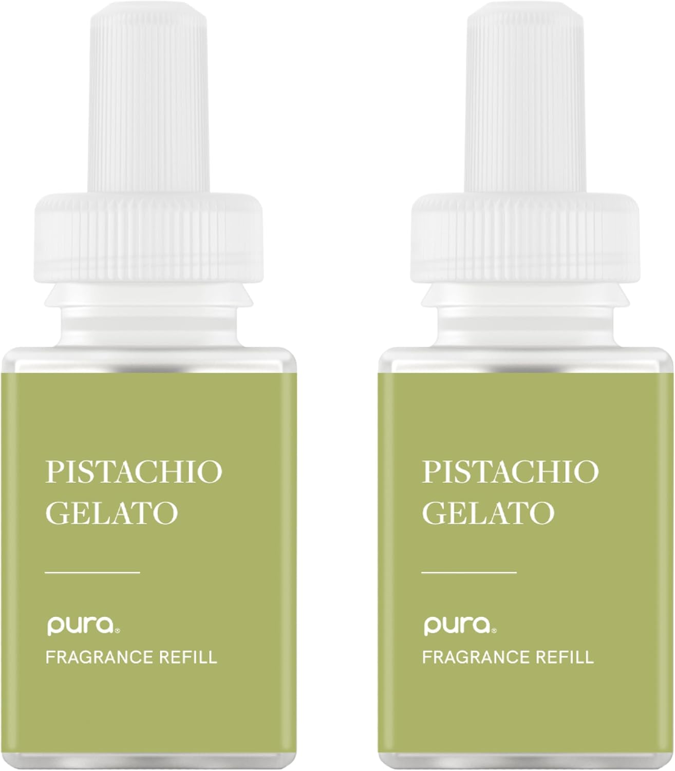 PuraHome Scent Refill - Smart Home Air Diffuser - Up to 120-Hours of Luxury Fragrance per Refill - Home Essential - Clean & Safe Diffuser Fragrance - 2 Pack, Pistachio Gelato