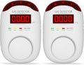 2 Packs Gas Detector & Alarm - Koabbit Plug in Natural Gas Detectors & Propane Gas Detectors for Home,RV & Kitchen, Combustible Gas Leak Detector Monitor for LNG, LPG, Methane.