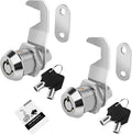 5/8' Cabinet Cam Lock Keyed Alike, Hook Cam Tool Box Lock for RV Storage Compartment Door Tool Cart Mailbox with Manual, Zinc Alloy (5/8 Inch 2 Pack)