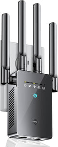 2026 WiFi Extender, WiFi Signal Booster Cover up to 14770 sq.ft for Home, New Gen 6X Faster Internet Extender WiFi Booster w/Ethernet Port, Wireless WiFi Repeater Works with 99% Router, Easy Setup