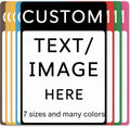 Custom Aluminum Signs – Personalized Weatherproof Metal Signs for Indoor & Outdoor Use – Multiple Sizes – Add Text/Logo – Optional Reflective & Double-Sided Printing – for Home, Business, Hazard, Garden, Door & Commercial Use (vertical, 22x16inch)