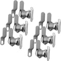 1" Thumb Operated Offset Cam Lock, RV Compartment Latch, Non-Locking Thumb Turn, for RV Compartment Camper Storage Door (6 Pack)