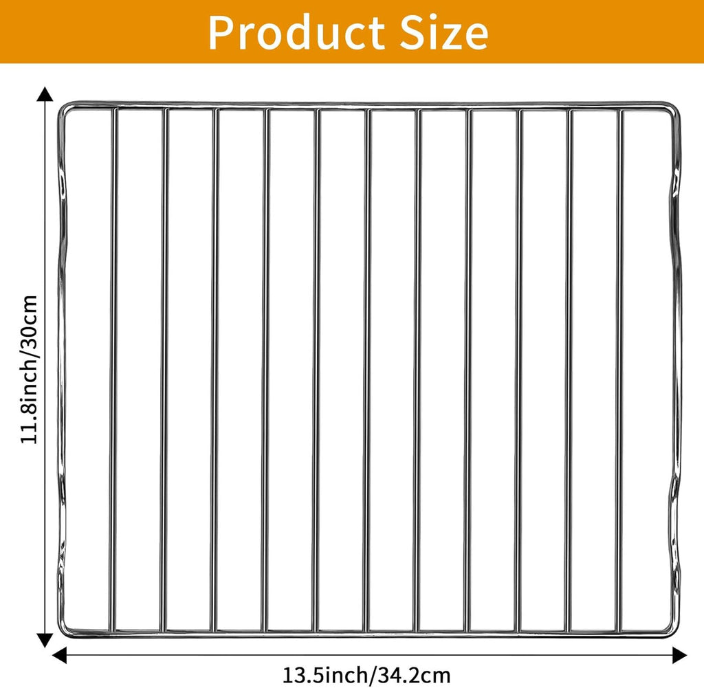 Air fryer Rack for Ninja Flip Toaster Oven & Air Fryer SP151, 13.5''× 11.8'' Food Grade Stainless Steel Air Fryer Accessories Replacement Parts Grill Rack, Dishwasher Safe