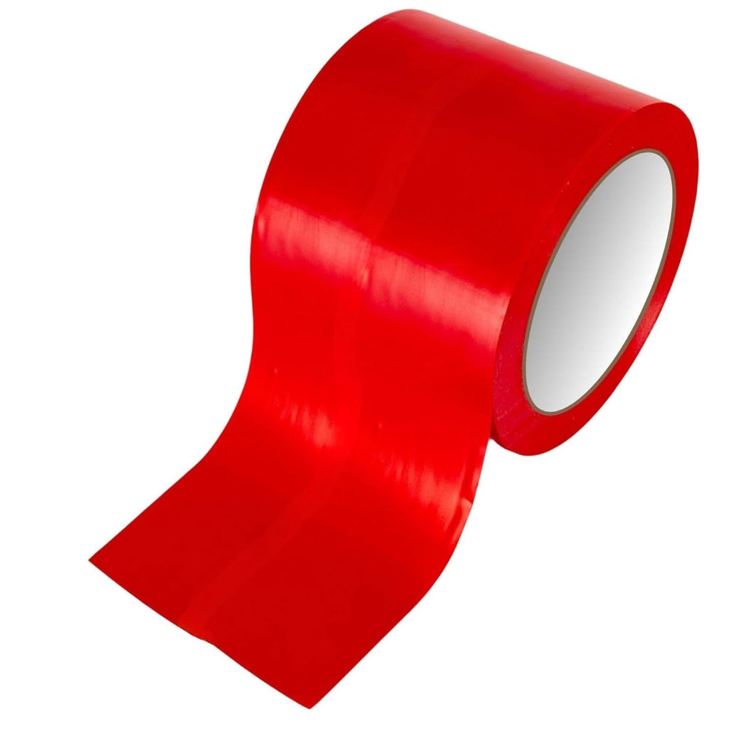 GTSE 4 inch x 108 ft Red PVC Vinyl Floor Tape, Safety Marking Tape, 6 mil Thick, Suitable for Dance Floors, Gyms, Warehouses, Sports Facilities