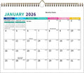 2026 Wall Calendar, 12 Months from January 2026 to December 2026,11 x 14 inch, Holidays