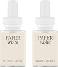 Pura x Studio McGee Home Scent Refill - Smart Air Diffuser - Up to 120-Hours of Luxury Fragrance per Refill - Home Essential - Clean & Safe Diffuser Fragrance - 2 Pack, Paper White