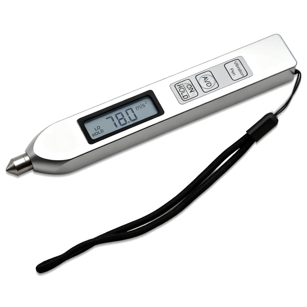 Pen Type Vibration Tester Meter Digital Vibrometer Vibration Testing with Acceleration Velocity Displacement TV2600 (Aluminum Alloy)