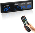 LED Countdown Clock, 999 Days, 23 Hours, 59 Minutes, 59 Seconds, Event Countdown Clock/Factory Accepts Your Exclusive Customization (1.0 inch 9-bit Blue LED)