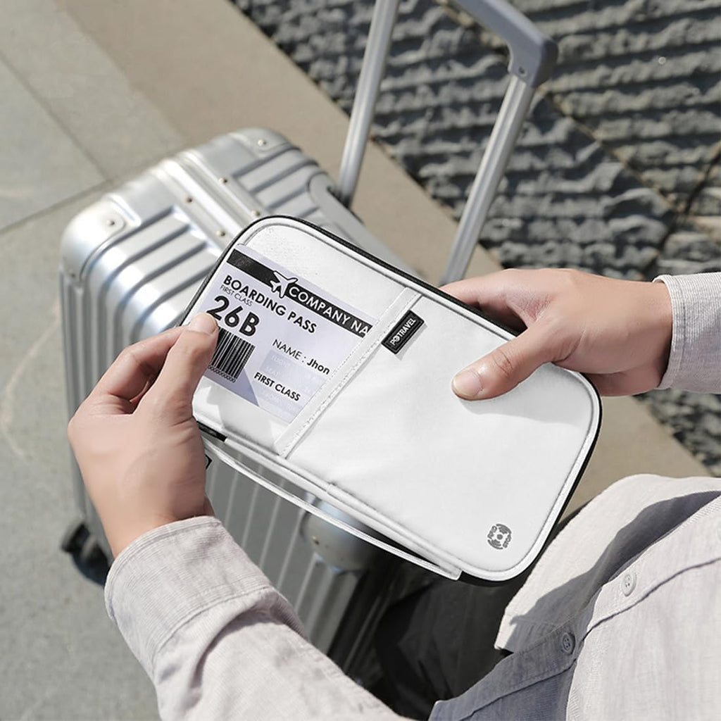 VanFn RFID Travel Passport Wallet, Family Passport Holder, Trip Document Organizer P.Travel Series