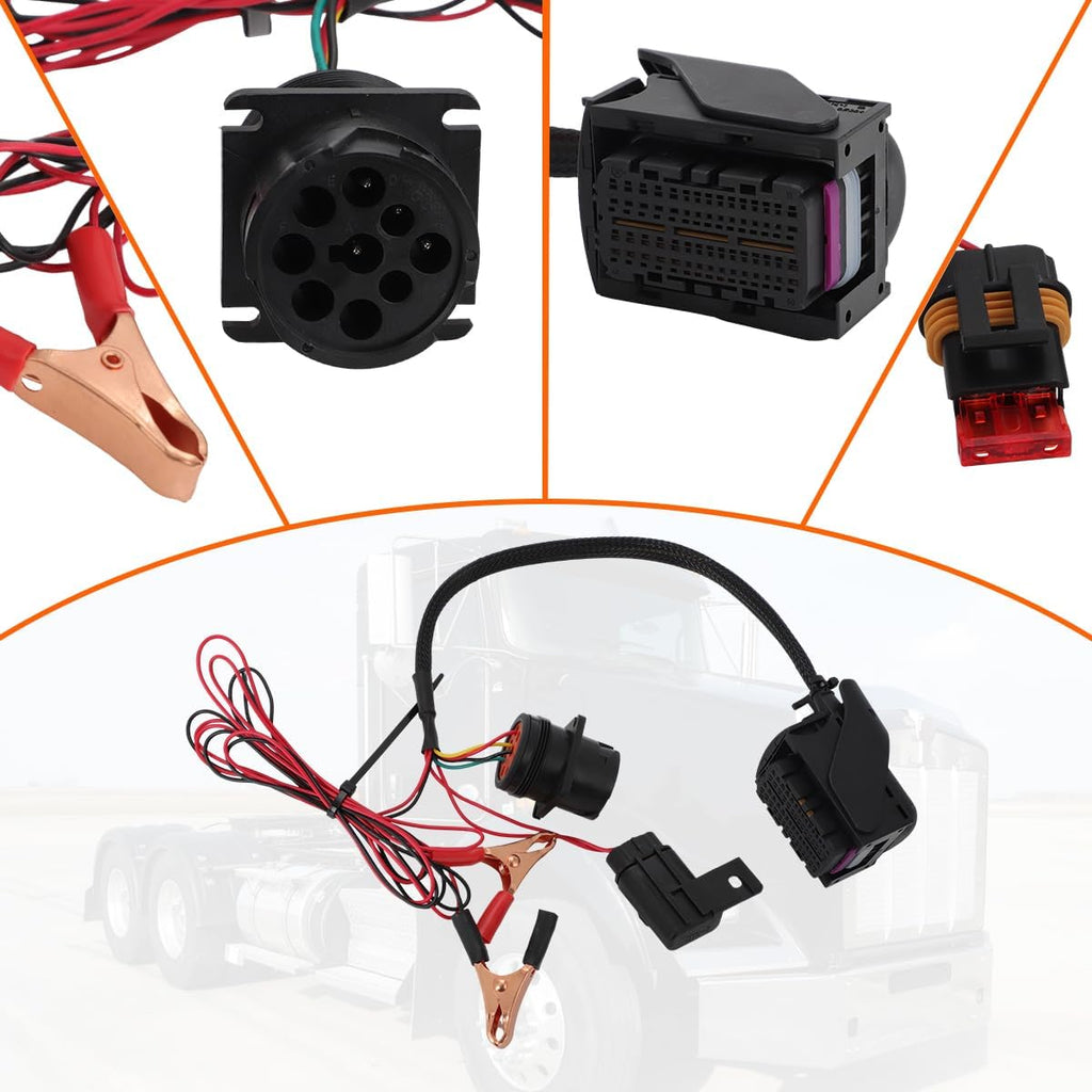 for Paccar MX13 EPA21 ECM Diagnostic Cable, Professional Heavy Duty Truck Engine Diagnostic Tool, Plug & Play Fault Testing Cable for Paccar MX13 Engines