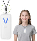Air Purifier – F2V Portable Personal Wearable Mini Negative Ion Air Ionizer, USB Rechargeable, Filter-Free & Quiet, Ideal for Travel, Commute, Home & Office, White