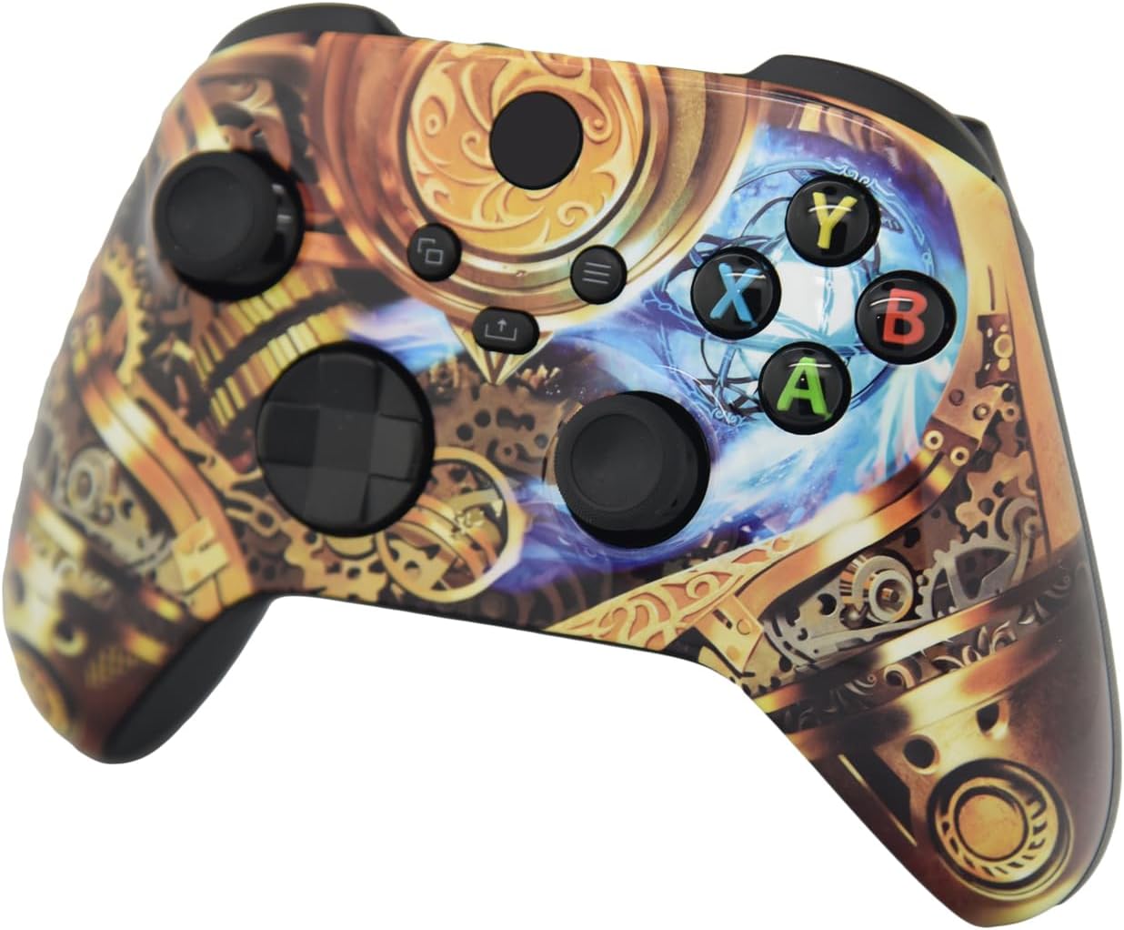 ProControllers LLC Hand Airbrushed Fade Custom Controller Compatible with Xbox Series X/S & Xbox One (Series X/S Clockwork)