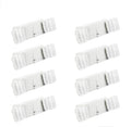SPECTSUN 8 Pack LED Exit Emergency Light Combo with Battery Backup-US Standard Commercial Corded Emergency Exit Sign Lights for Home Power Failure,UL 924 Certified,Emergency Flash Lights