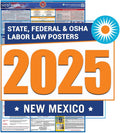 2025 New Mexico Labor Law Poster - State, Federal, OSHA Compliant - Workplace Required Posting for Employees - English Employment Poster- UV Laminated Waterproof - 26" x 39.5”- English