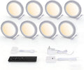 V4light Smart LED Puck Lights,Under Cabinet Lighting Kit with App, Voice, Remote & Hand Control, Works with Alexa & Google Home, Dimmable & Adjustable Color Temperature for Kitchen, Closet, Shelf