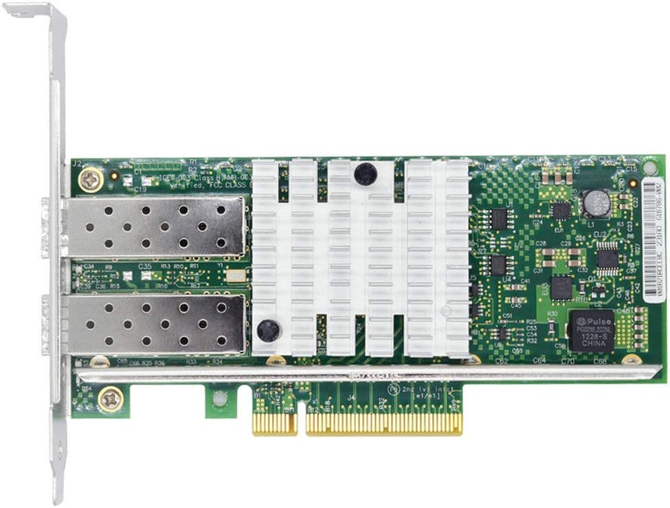 with Intel 82599 Chipset X520-DA2 10G PCI-E X8 Ethernet Server Adapter NIC with 2 SFP+ SR Module