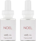 Pura & Unify Co. Home Scent Refill - Smart Home Air Diffuser - Up to 120-Hours of Luxury Fragrance per Refill - Home Essential - Clean & Safe Diffuser Fragrance - 2 Pack, Noel