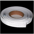 Reflective Tape White 1 inch, Outdoor Waterproof High Visibility Warning Industrial Marking Tape, Safety Stickers (68 feet)
