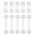 Child Proof Cabinet Latches - Child Proof Cabinet Safe With Safety Lock,Home Security No Drill For Small | For Kitchen Cabinet Drawer And Appliance