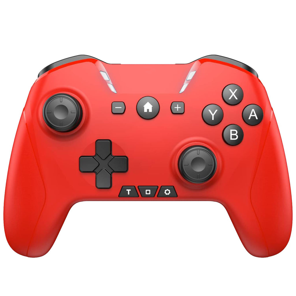 Bluetooth Controller for Switch/Mac/PC/Steam/Mobile Phone/iOS/Android//TV/iPad/Table/Apple Arcade MFi Games, switch pro controller wireless with Adjustable Dual Motion,Turbo,Macros,6-Axis,Wake Up for Black Myth: Wukong (Black) (Purple) (Red)