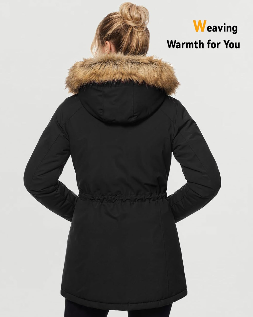 Graphene Heated Jacket for Women with Large Capacity Battery Pack Waterproof Windproof