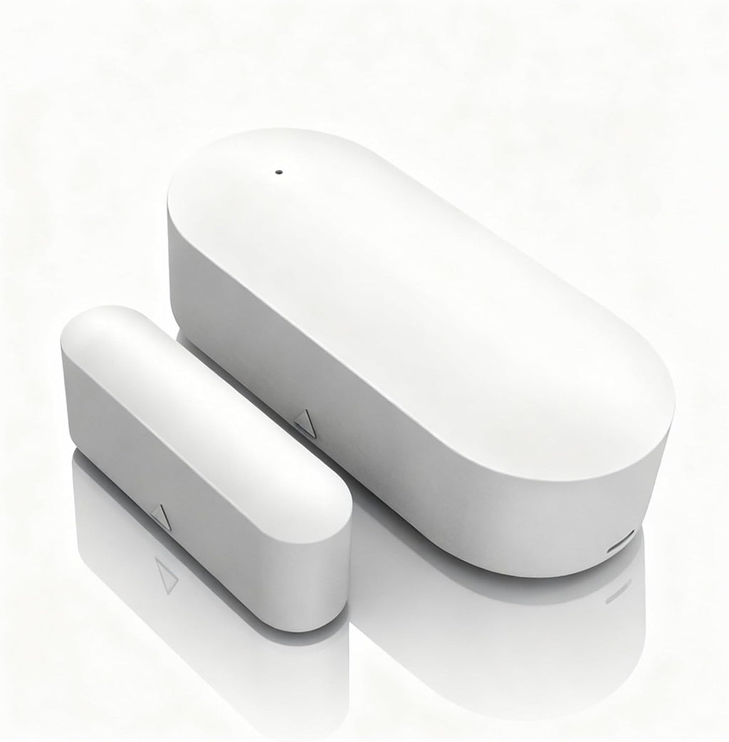 Smart WiFi Door and Window Sensor – Wireless Magnetic Contact Sensor with Real-Time App Alerts, Compatible with Alexa, Google Home, IFTTT – Home Security & Automation Door Window Monitor