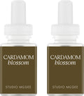 Pura x Studio McGee Home Scent Refill - Smart Air Diffuser - Up to 120-Hours of Luxury Fragrance per Refill - Home Essential - Clean & Safe Diffuser Fragrance - 2 Pack, Cardamom Blossom