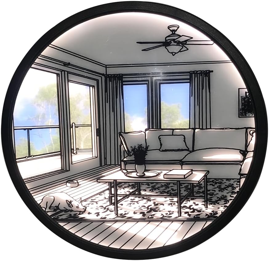 12" Smart Decorative Lamp, Light Painting, Recessed Ceiling Light, Compatible with Alexa, Google Home, for Bedroom, Study, Living Room Voice/Remote/App Controls,Smart Ceiling Light.