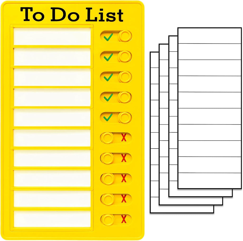 Chore Chart for Kids,To Do List, Daily Routine Chart, and Schedule Board-Checklist and Portable Memo for Efficient Task Management and Planning,Adhd Tools