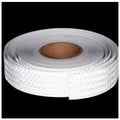 White Reflective Tape Outdoor Waterproof 2 inch Wide, High Visibility Warning Industrial Marking Tape,Safety Stickers (168 feet)