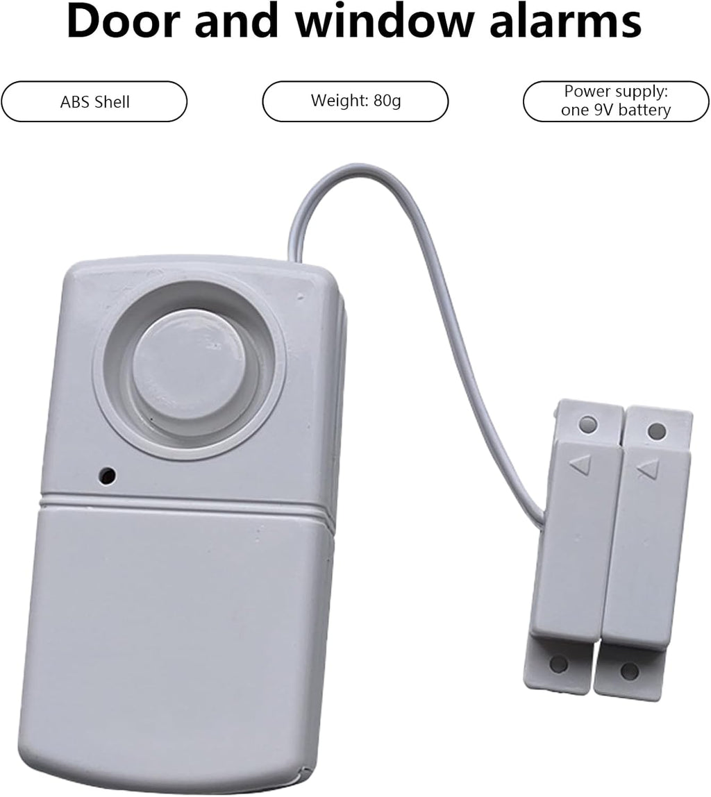 Door Window Alarm 120DB Alarms for Chimes for Store Home Security Door Window Magnet