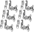 1-1/8" Thumb Operated Offset Cam Lock, RV Compartment Latch, Non-Locking Thumb Turn, for RV Compartment Camper Storage Door (6 Pack)